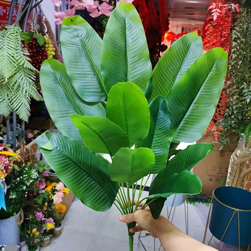 Room Decor Artificial Green Plants Tropical Plastic Banana Tree Large Indoor Fake Palm Branches Office Home Party Decoration
Room Decor Artificial Green Plants Tropical Plastic Banana Tree Large Indoor Fake Palm Branches Office Home Party Decoration