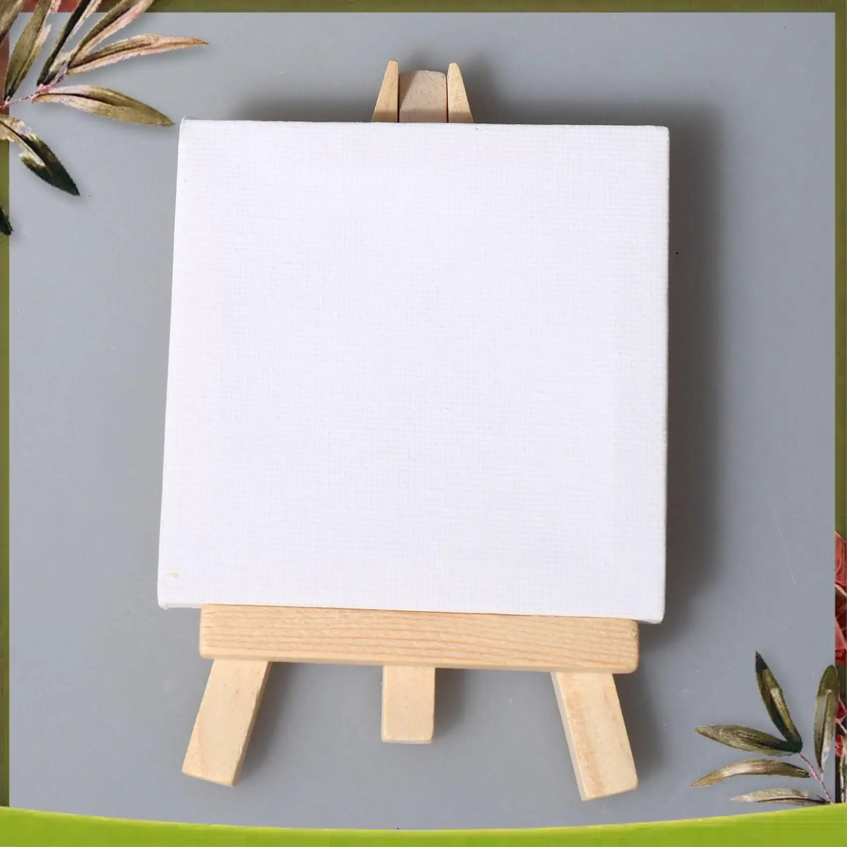 New-Artists 3 Inch X3 Inch Mini Canvas & 5 Inch Mini Easel Set Painting - Set Contains: 24 Mini Canvases & 24 Mini Easels
New-Artists 3 Inch X3 Inch Mini Canvas & 5 Inch Mini Easel Set Painting - Set Contains: 24 Mini Canvases & 24 Mini Easels