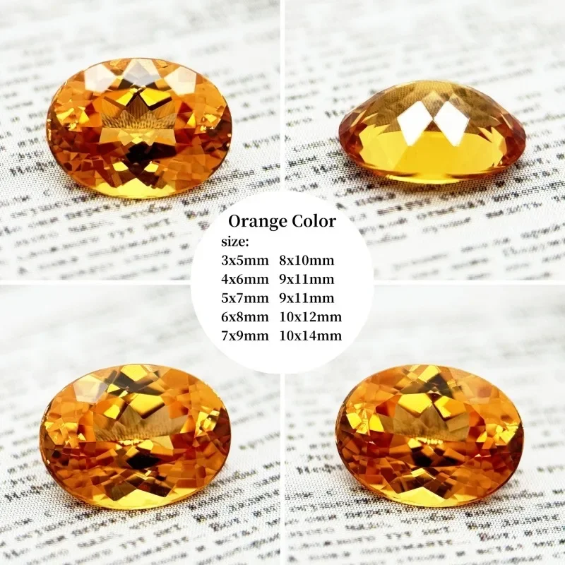Top Lab Grown Sapphire Oval Cut Orange Color DIY Advanced Jewelry Making Inlay Ring Necklace Selectable AGL Certificate
Top Lab Grown Sapphire Oval Cut Orange Color DIY Advanced Jewelry Making Inlay Ring Necklace Selectable AGL Certificate