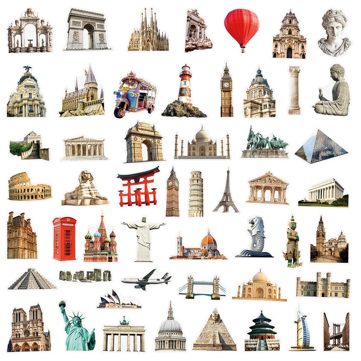10/50PCS Architectural Landmarks Graffiti Stickers World Renowned DIY Toys Secret for Scrapbook Travel Bag Aesthetic Decals
10/50PCS Architectural Landmarks Graffiti Stickers World Renowned DIY Toys Secret for Scrapbook Travel Bag Aesthetic Decals