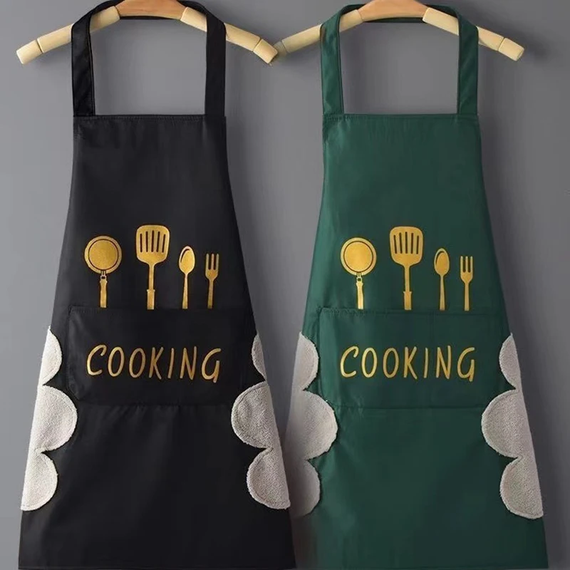 Kitchen Cooking Apron Men Women Oil-Proof Waterproof Adult Waist Coffee Overalls Apron With Hand towel
Kitchen Cooking Apron Men Women Oil-Proof Waterproof Adult Waist Coffee Overalls Apron With Hand towel