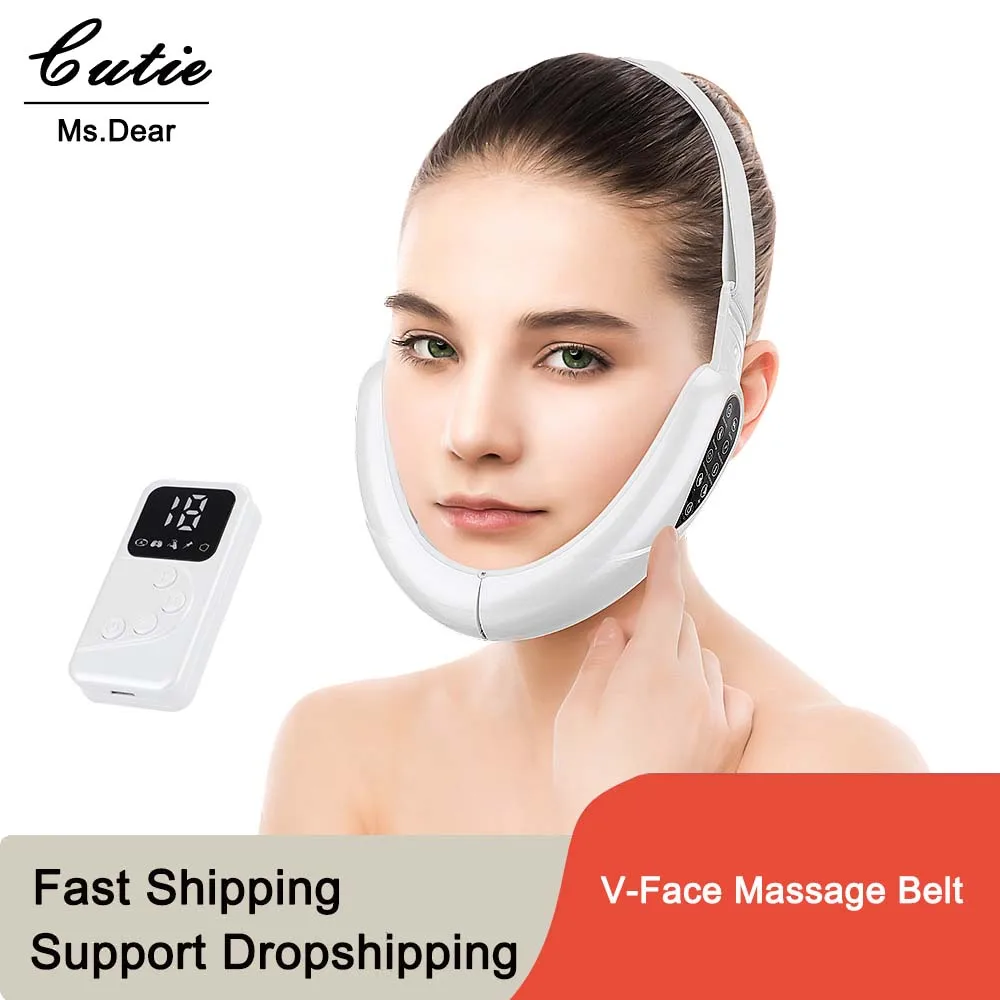 Electric V-Face Lifter Facial Massage Belt Double Chin Remover LED 5 Modes Firming Beauty Device with Remote Control Skin Care
Electric V-Face Lifter Facial Massage Belt Double Chin Remover LED 5 Modes Firming Beauty Device with Remote Control Skin Care