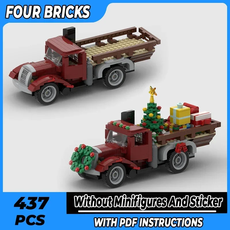 City Vehicle Model Moc Building Bricks Old City Truck Christmas Truck Technology Blocks Gifts Christmas Toys DIY Sets Assembly
City Vehicle Model Moc Building Bricks Old City Truck Christmas Truck Technology Blocks Gifts Christmas Toys DIY Sets Assembly