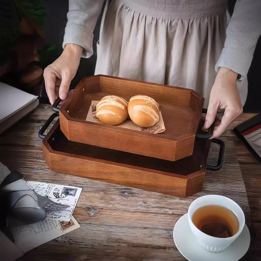 Ретро-поднос для кофе с длинной прямоугольной деревянной ручкой, корейский стиль, поднос из натурального дерева, посуда для сервировки стола
Ретро-поднос для кофе с длинной прямоугольной деревянной ручкой, корейский стиль, поднос из натурального дерева, посуда для сервировки стола