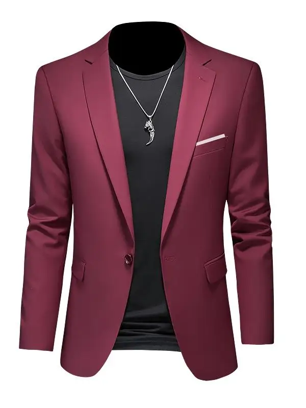 Boutique Fashion Solid Color High-end Brand Casual Business Men's Blazer Groom Wedding Gown Blazers for Men Suit Tops Jacke Coat
Boutique Fashion Solid Color High-end Brand Casual Business Men's Blazer Groom Wedding Gown Blazers for Men Suit Tops Jacke Coat