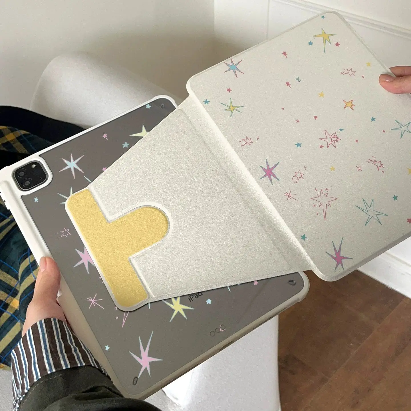 Korea Colorful Star Rotate INS Tablet Case For iPad Pro 11 13 M2 M4 M3 10.2 5/6th 7/8/9/10/11th Mini 6 7 Air 3 4 5 6 Stand Cover
Korea Colorful Star Rotate INS Tablet Case For iPad Pro 11 13 M2 M4 M3 10.2 5/6th 7/8/9/10/11th Mini 6 7 Air 3 4 5 6 Stand Cover