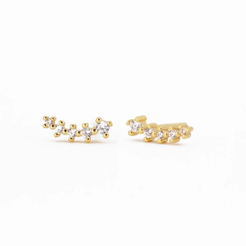 925 Sterling Silver Cartilage Earring Korean Single Row Zircon Mini Small Stud Earrings for Teen Women Piercing Jewelry
925 Sterling Silver Cartilage Earring Korean Single Row Zircon Mini Small Stud Earrings for Teen Women Piercing Jewelry