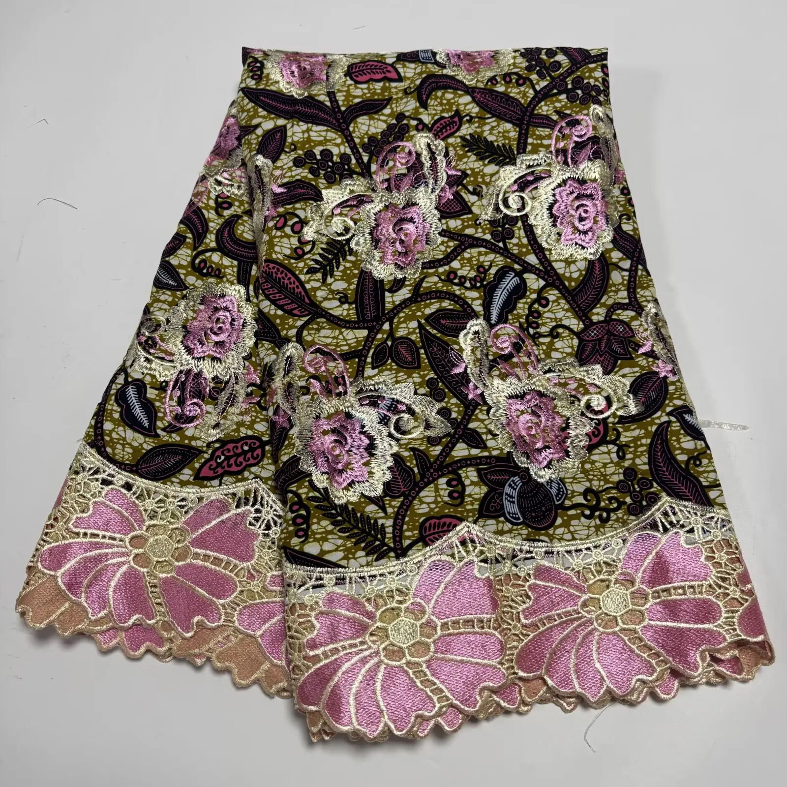 2025 Fashion African Wax Lace Fabric High Quality Nigerian Embroidery Lace Fabric French For Women Wedding Dresses Sew 6 Yards
2025 Fashion African Wax Lace Fabric High Quality Nigerian Embroidery Lace Fabric French For Women Wedding Dresses Sew 6 Yards