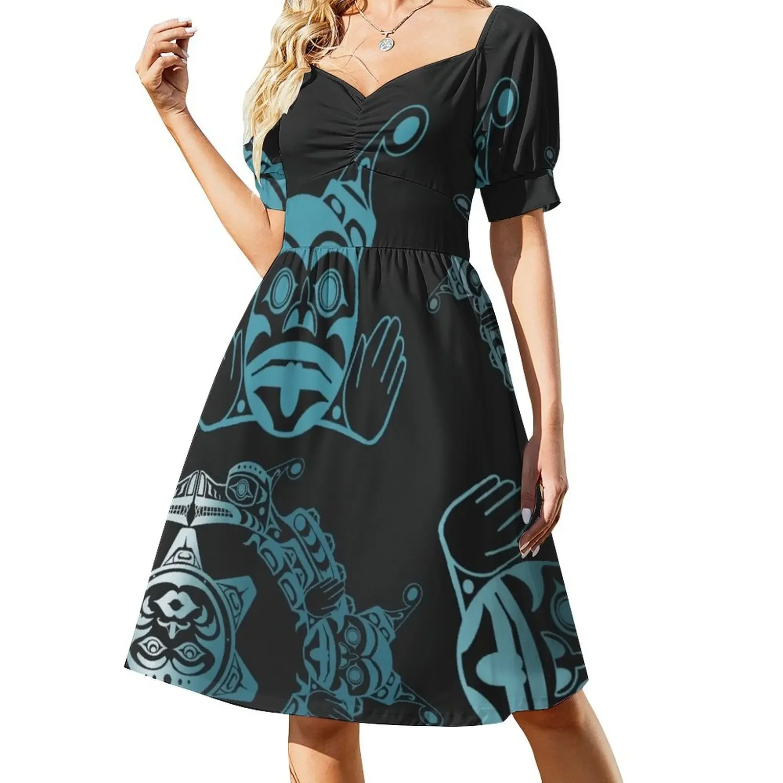 Blue design of Self Love with Sun Design Short-Sleeved Dress women's summer jumpsuit luxury women's party dress evening prom
Blue design of Self Love with Sun Design Short-Sleeved Dress women's summer jumpsuit luxury women's party dress evening prom