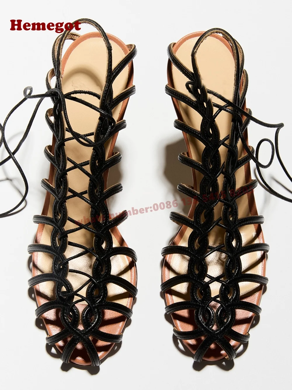 Cut Out Lace-Up Sandals Stiletto Heels Open Toe Side Air Twist Black Women's Sandals 2025 New Summer Plus Size Thin Heeled Sexy
Cut Out Lace-Up Sandals Stiletto Heels Open Toe Side Air Twist Black Women's Sandals 2025 New Summer Plus Size Thin Heeled Sexy