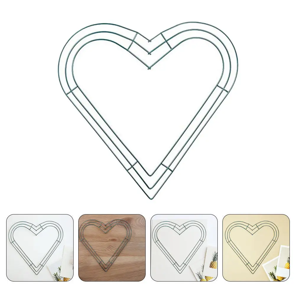 2Pcs Heavy Duty Iron Heart Wreath Frame for Christmas Party Decor DIY Garland Making Solid Structure Rust Resistant Metal Wreath
2Pcs Heavy Duty Iron Heart Wreath Frame for Christmas Party Decor DIY Garland Making Solid Structure Rust Resistant Metal Wreath