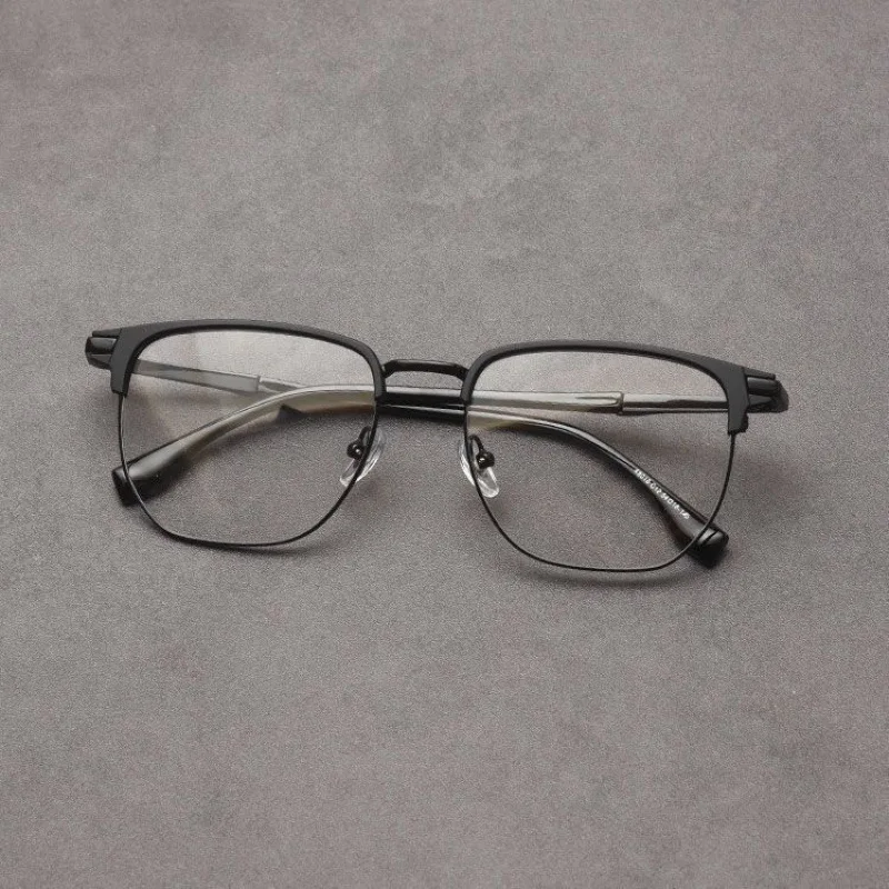 2026 New Fashion Commuter Full Rim Half Rim Browline Eyeglasses For Men Retro Blue Light Blocking Myopia Glasses Can Be Customized Degree Handsome Flat Clear Lens
2026 New Fashion Commuter Full Rim Half Rim Browline Eyeglasses For Men Retro Blue Light Blocking Myopia Glasses Can Be Customized Degree Handsome Flat Clear Lens