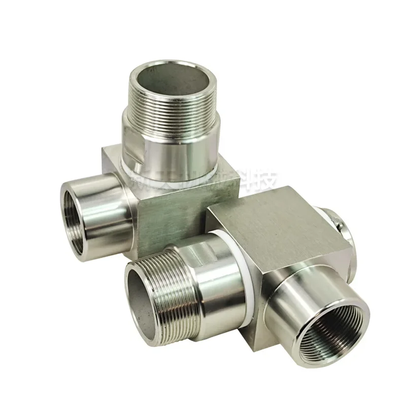 Hydraulic Rotary Joint, Stainless Steel Right Angle Rotary Joint, 360 Degree Universal High-pressure Rotary Joint
Hydraulic Rotary Joint, Stainless Steel Right Angle Rotary Joint, 360 Degree Universal High-pressure Rotary Joint