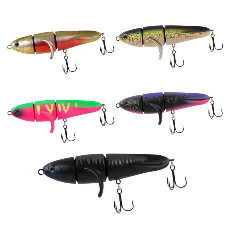 Bass Fishing Lure Swimming Bass Lures 3-Jointed Topwater Fishing Lures 23g Artificial Fishing Bait Pencil Fishing Lure for Sea
Bass Fishing Lure Swimming Bass Lures 3-Jointed Topwater Fishing Lures 23g Artificial Fishing Bait Pencil Fishing Lure for Sea