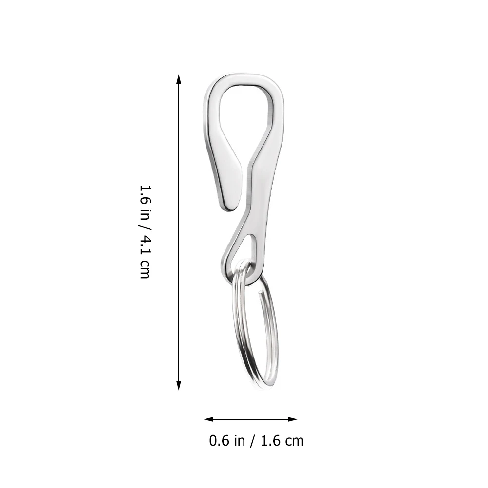 4pcs Keychains Stainless Steel Quick Release Hooks Lanyard Buckles Camping Hiking Accessories Keyring Buckles
4pcs Keychains Stainless Steel Quick Release Hooks Lanyard Buckles Camping Hiking Accessories Keyring Buckles
