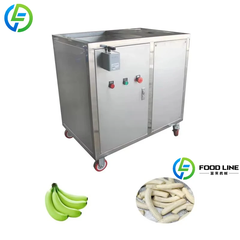 Customized New Technology Automatic Electric High Efficiency Plantain Banana Peeling Green Banana Peeler
Customized New Technology Automatic Electric High Efficiency Plantain Banana Peeling Green Banana Peeler
