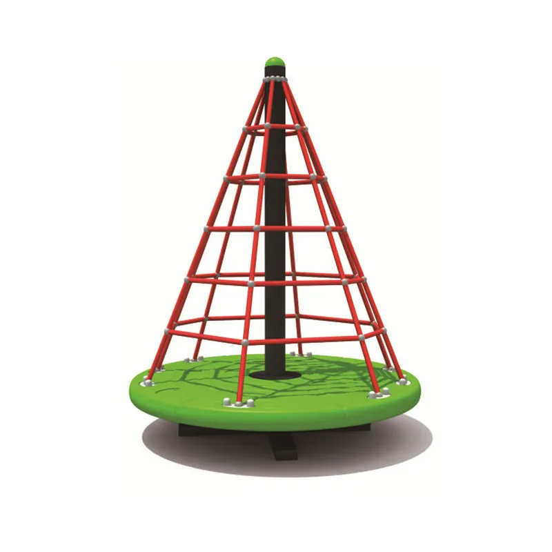 Kids Mini Carousel Merry-go-round with Rope Climbing Net of Outdoor Playground Equipment for Amusement Park
Kids Mini Carousel Merry-go-round with Rope Climbing Net of Outdoor Playground Equipment for Amusement Park