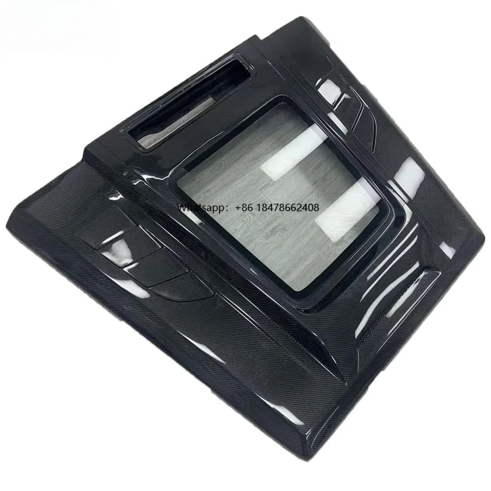 High Quality Carbon Fiber Front Bonnet Hood With Glass For W463 G-Class G500 G55 G63
High Quality Carbon Fiber Front Bonnet Hood With Glass For W463 G-Class G500 G55 G63