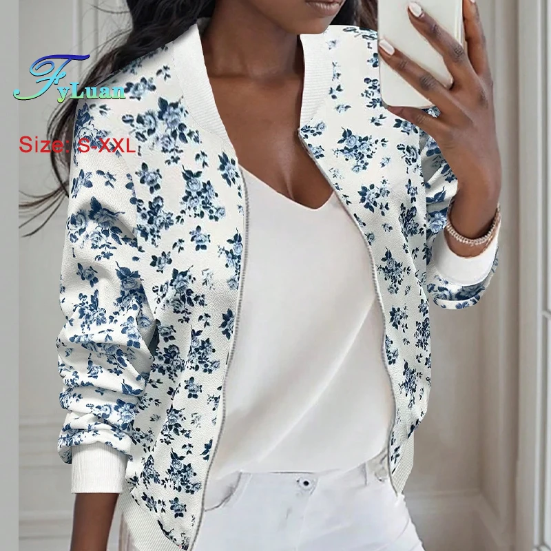 2025 Autumn New Fashion Women‘s Blazer Coat Fashion Printing Baseball Collar Casual Coat Temperament Versatile Commuting Tops
2025 Autumn New Fashion Women‘s Blazer Coat Fashion Printing Baseball Collar Casual Coat Temperament Versatile Commuting Tops