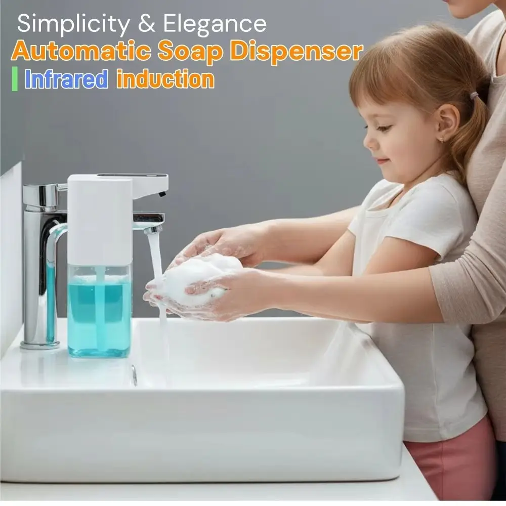 Infrared Sensing Foam Automatic Soap Dispenser Foam Washing Bacterostatic Hand Sanitizer Contactless Spray
Infrared Sensing Foam Automatic Soap Dispenser Foam Washing Bacterostatic Hand Sanitizer Contactless Spray