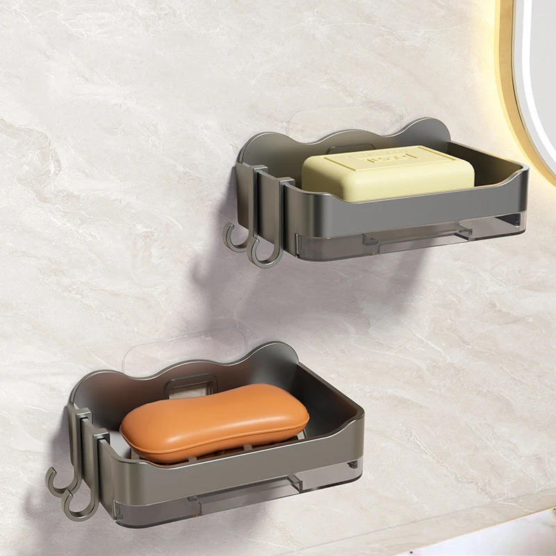 Bathroom Soap Holder Free-Punching Wall Mounted Soap Sponge Holder Organizer Double Drainage Soap Dish Bathroom Accessories
Bathroom Soap Holder Free-Punching Wall Mounted Soap Sponge Holder Organizer Double Drainage Soap Dish Bathroom Accessories