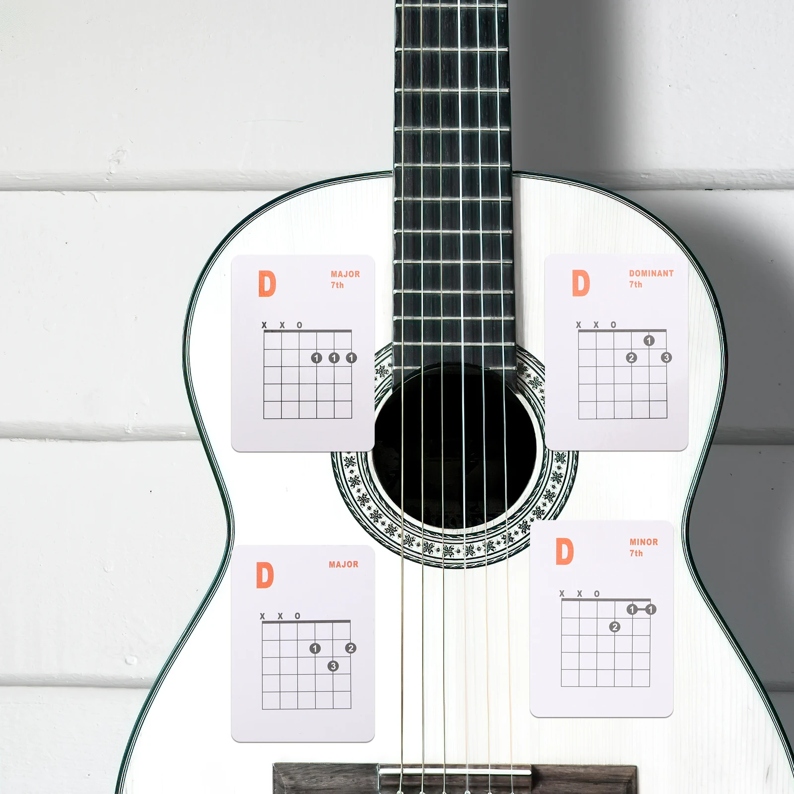 49pcs Guitar Chord Chart Foldable Big Font Durable Coated Paper Wall Music Stand Practice Guide for Beginner Simple Chords
49pcs Guitar Chord Chart Foldable Big Font Durable Coated Paper Wall Music Stand Practice Guide for Beginner Simple Chords