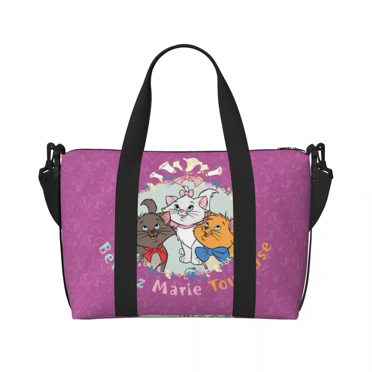 Custom M-Marie Cat Cartoon Tote Bag for Women Big Capacity Gym Beach Travel Bags
Custom M-Marie Cat Cartoon Tote Bag for Women Big Capacity Gym Beach Travel Bags