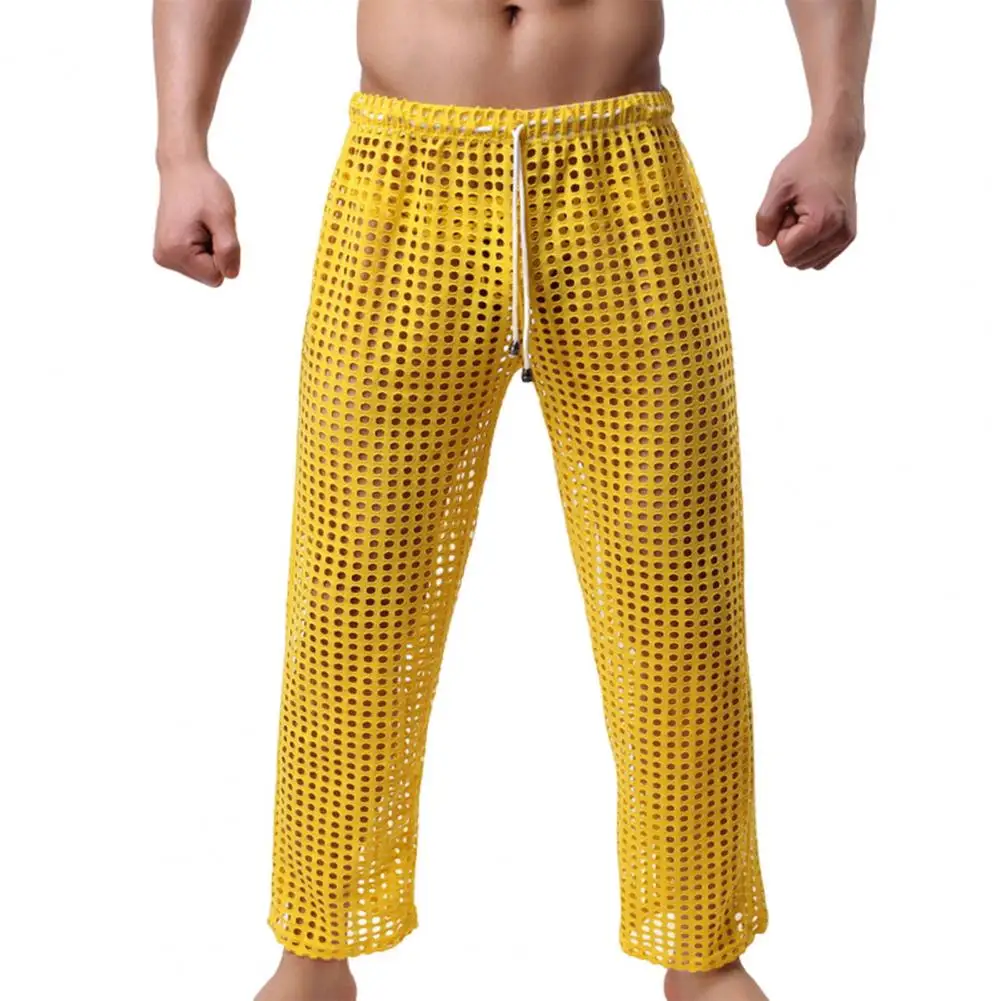 Wide Leg Men Bottoms Breathable Hollow Out Men's Sport Pants with Elastic Waist for Gym Training Jogging Soft Comfortable
Wide Leg Men Bottoms Breathable Hollow Out Men's Sport Pants with Elastic Waist for Gym Training Jogging Soft Comfortable