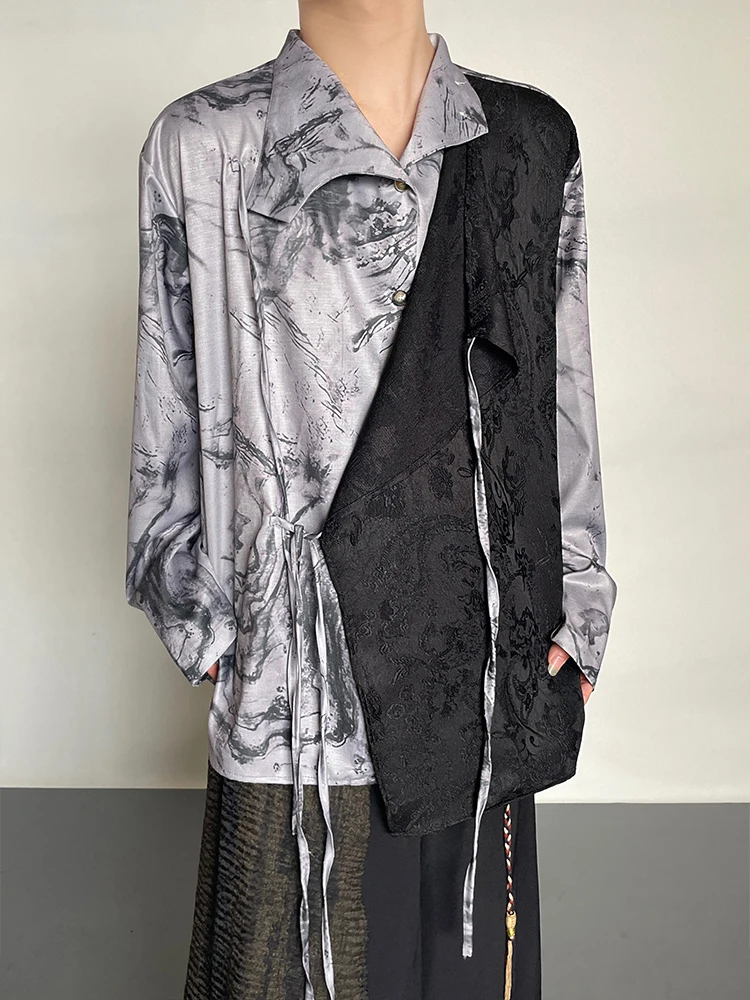 BKYC Retro Chinese Embroidered Shirt Stand Collar Spring Autumn Popular Design Sensation Ink Wash Painting Style Top for Men ...
BKYC Retro Chinese Embroidered Shirt Stand Collar Spring Autumn Popular Design Sensation Ink Wash Painting Style Top for Men ...