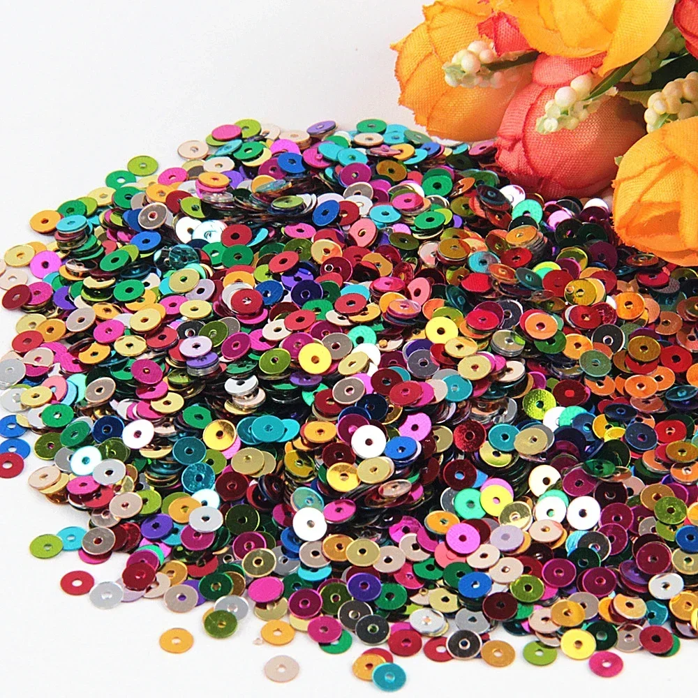 450g Flat Round Sequin 3mm 4mm 5mm 6mm Paillettes Sequins for Jewelry Making DIY Sewing Craft Lentejuelas Para Coser lentejuelas
450g Flat Round Sequin 3mm 4mm 5mm 6mm Paillettes Sequins for Jewelry Making DIY Sewing Craft Lentejuelas Para Coser lentejuelas
