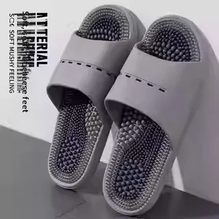 Men's Foot Massage Slippers Summer New Batooms Anti-Slip Deodorant Acupoint Slippers Outdoor Wear EVA Material Comfortable
Men's Foot Massage Slippers Summer New Batooms Anti-Slip Deodorant Acupoint Slippers Outdoor Wear EVA Material Comfortable