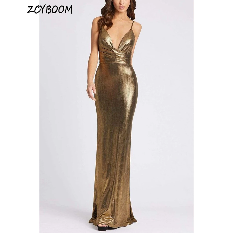 Charming V-Neck Spaghetti Strap Open Back Sleeveless Evening Dress 2025 Mermaid Floor Length Sweep Train Custom Made Prom Dress
Charming V-Neck Spaghetti Strap Open Back Sleeveless Evening Dress 2025 Mermaid Floor Length Sweep Train Custom Made Prom Dress