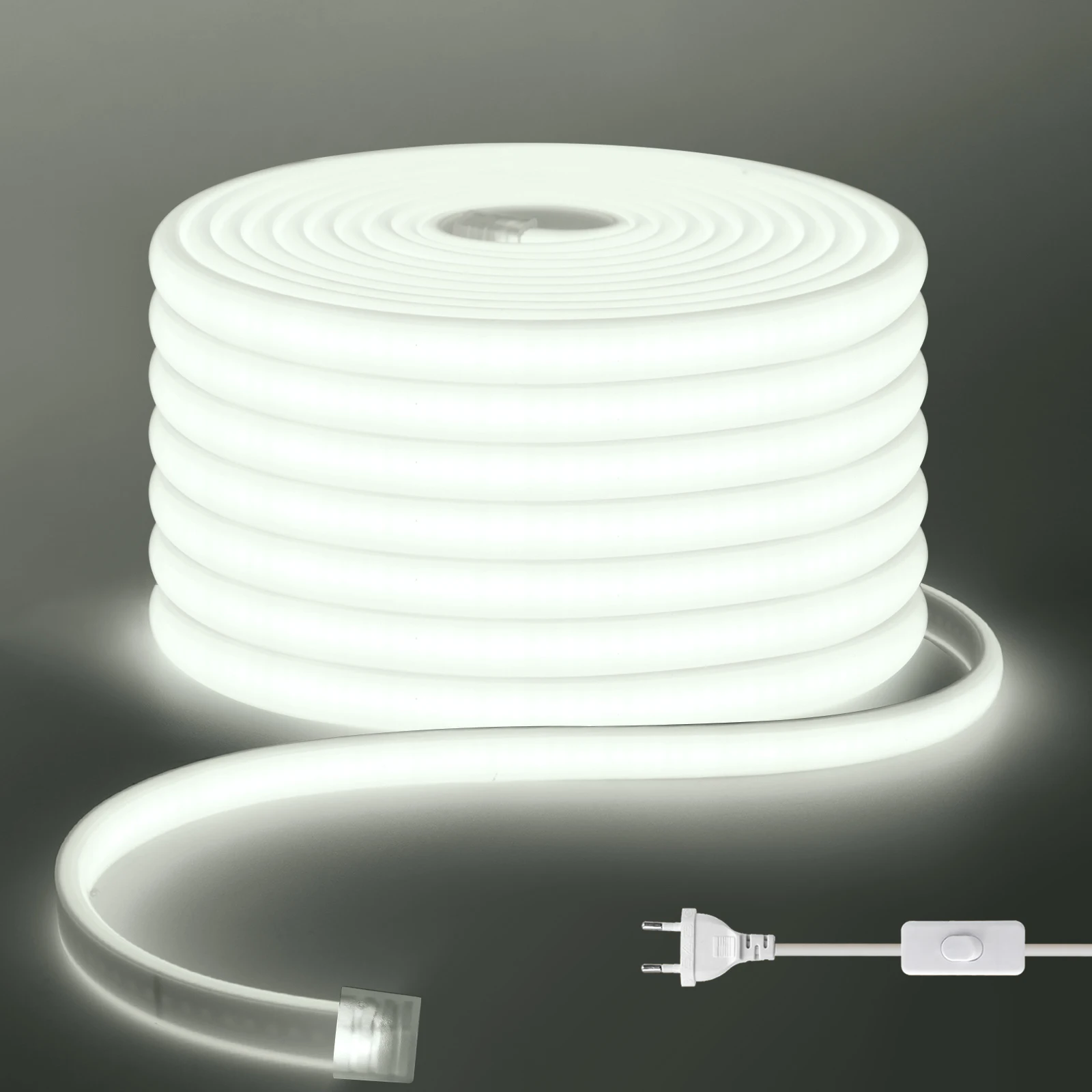 AC 220V Neon Light Waterproof 288LEDs/M With Switch EU UK Home Garden Kitchen Room Decor Flexible Ribbon Tape COB LED Strip
AC 220V Neon Light Waterproof 288LEDs/M With Switch EU UK Home Garden Kitchen Room Decor Flexible Ribbon Tape COB LED Strip