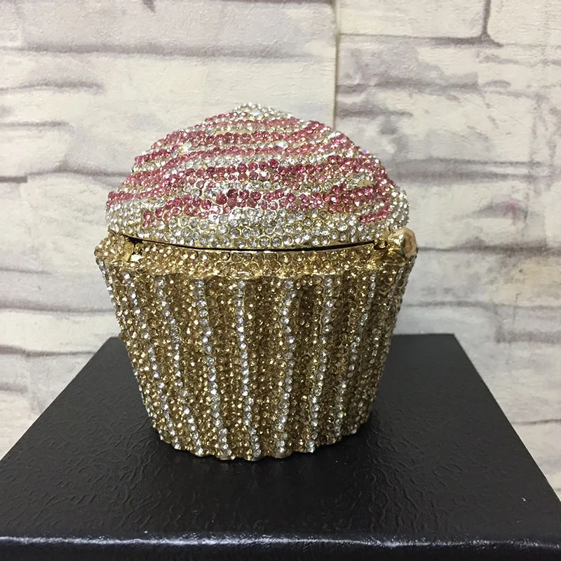 Cupcake Shape Rhinestone Evening Bag Women Chic Sparkly Diamond Mini Metal Clutch Purse And Handbag Wedding Party Prom
Cupcake Shape Rhinestone Evening Bag Women Chic Sparkly Diamond Mini Metal Clutch Purse And Handbag Wedding Party Prom