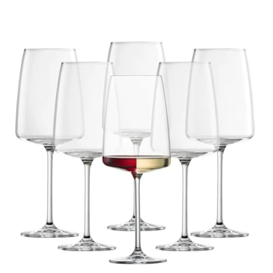 Sensa Red Set of 6,es for Red or White, Dishwasher-Safe hine-Made Tritan Crystal Glasses, Made in Germany
Sensa Red Set of 6,es for Red or White, Dishwasher-Safe hine-Made Tritan Crystal Glasses, Made in Germany
