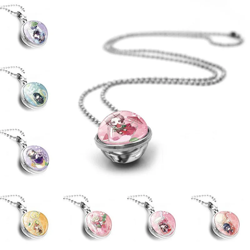 Оптовая продажа, аниме, ожерелье «Убийца демонов», арбуз Танджиро, черный чай Giyu, двухсторонний стеклянный шар, кулон, ювелирные аксессуары
Оптовая продажа, аниме, ожерелье «Убийца демонов», арбуз Танджиро, черный чай Giyu, двухсторонний стеклянный шар, кулон, ювелирные аксессуары