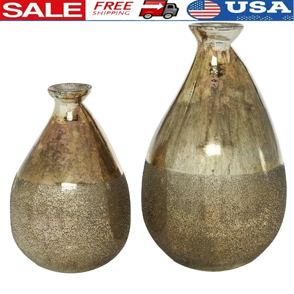 Teardrop Glass Vases Set of 2 Unique Textured Design Rustic Centerpiece Home Decor Living Room Dining Accent
Teardrop Glass Vases Set of 2 Unique Textured Design Rustic Centerpiece Home Decor Living Room Dining Accent