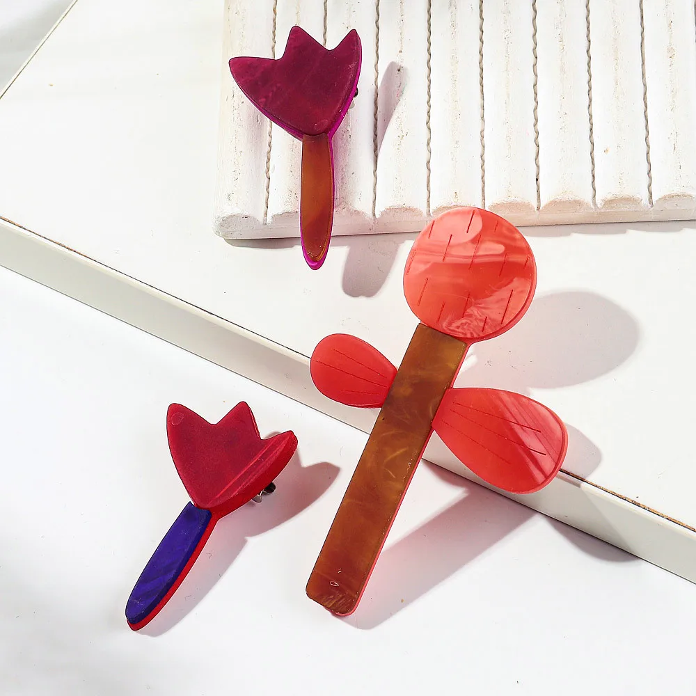 New Cute Flower Acrylic Brooches for Women Girl Simple Cartoon Plant Sunflower Badge Lapel Pins Fashion Jewelry Accessories Gift
New Cute Flower Acrylic Brooches for Women Girl Simple Cartoon Plant Sunflower Badge Lapel Pins Fashion Jewelry Accessories Gift