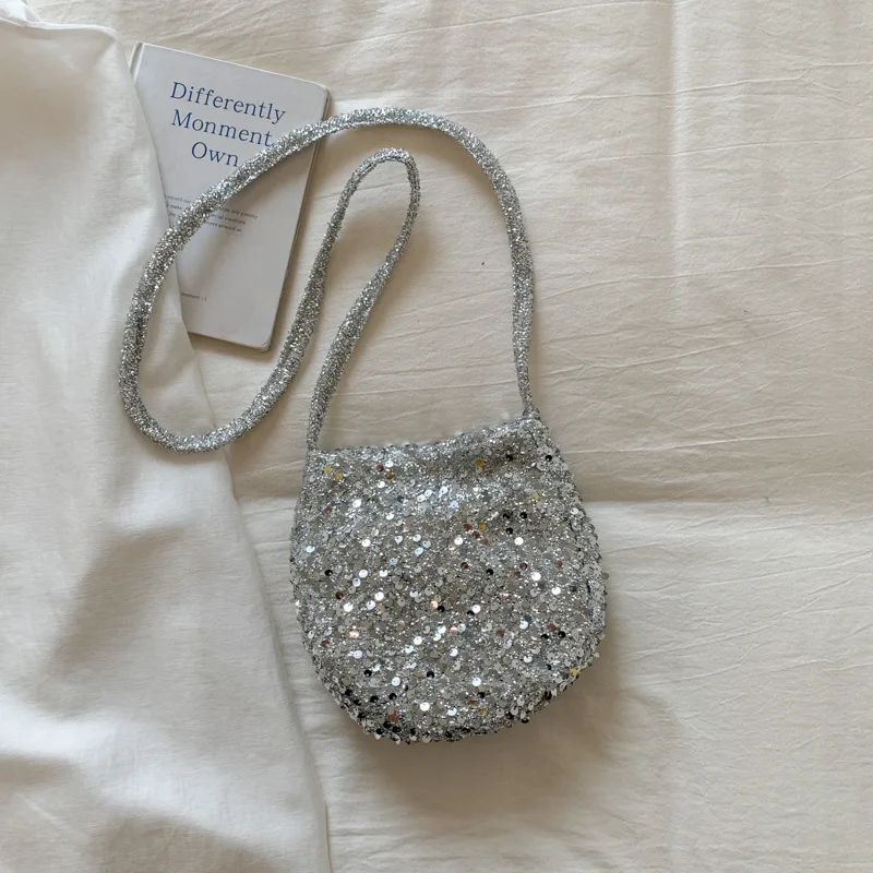 Высококачественная сумка через плечо с блестками, женская модная сумка на плечо с цепочкой, женская большая вместительная универсальная сумка-ведро, вечерние сумки
Высококачественная сумка через плечо с блестками, женская модная сумка на плечо с цепочкой, женская большая вместительная универсальная сумка-ведро, вечерние сумки