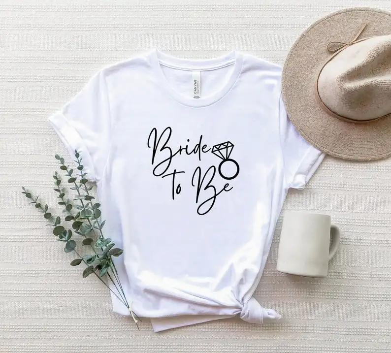 Bride To Be Bridal Party To Be Bachelorette Shirt Gift For Wedding Cute Bride Shirts Short Sleeve Top Tees O Neck Streetwear y2k
Bride To Be Bridal Party To Be Bachelorette Shirt Gift For Wedding Cute Bride Shirts Short Sleeve Top Tees O Neck Streetwear y2k