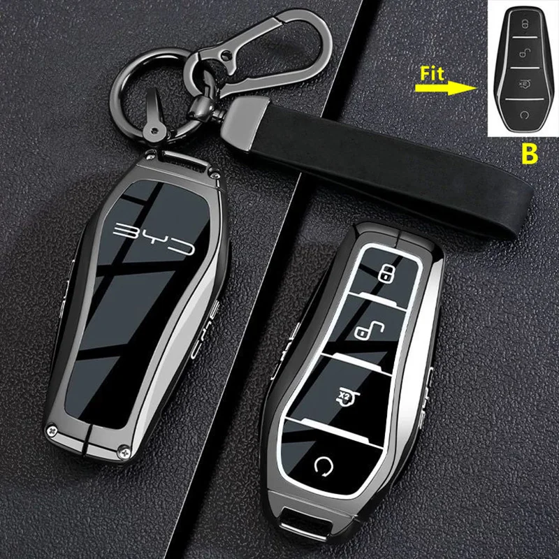 For BYD Dolphin Tang EV600 Han EV Yuan ATTO 3 Song PLUS Pro DMI Qin Zinc Alloy Car Key Case Remote Cover Keychain Accessories
For BYD Dolphin Tang EV600 Han EV Yuan ATTO 3 Song PLUS Pro DMI Qin Zinc Alloy Car Key Case Remote Cover Keychain Accessories