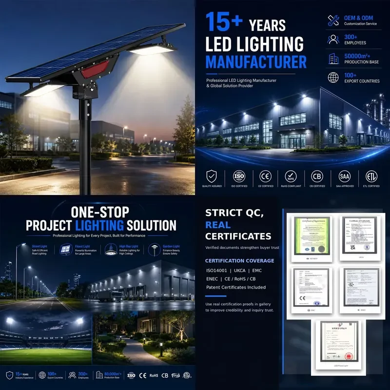 【CHIMU HOME】 60W IP66 Solar LED Street Light for Outdoor Pole Mount
【CHIMU HOME】 60W IP66 Solar LED Street Light for Outdoor Pole Mount
