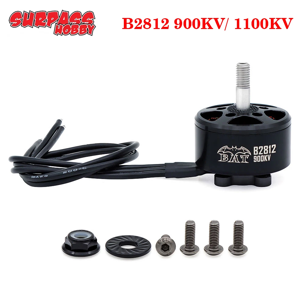 Surpass Hobby B2812 2812 900KV/1100KV Бесщеточный двигатель с валом 5 мм, совместимый 9-дюймовый пропеллер 4-6S для RC FPV Drone
Surpass Hobby B2812 2812 900KV/1100KV Бесщеточный двигатель с валом 5 мм, совместимый 9-дюймовый пропеллер 4-6S для RC FPV Drone