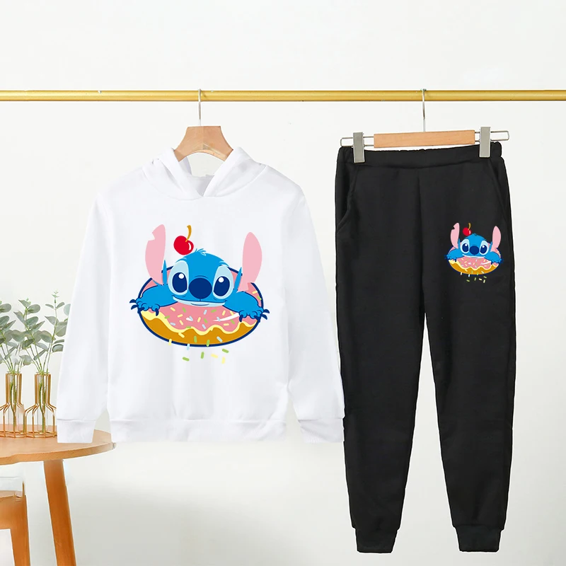Children's Clothing Lilo & Stitch Hoodie Set Boys Girls Casual Long-sleeved Sweatshirts Tops7-13 Years Old Kids Casual Trucksuit
Children's Clothing Lilo & Stitch Hoodie Set Boys Girls Casual Long-sleeved Sweatshirts Tops7-13 Years Old Kids Casual Trucksuit