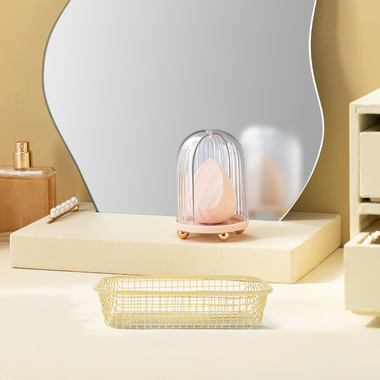 Wire Storage Basket Wrought Iron Mesh Organizer Countertop Compact Wire Storage Tray Desktop Container Multi-Use Silverware Hold
Wire Storage Basket Wrought Iron Mesh Organizer Countertop Compact Wire Storage Tray Desktop Container Multi-Use Silverware Hold