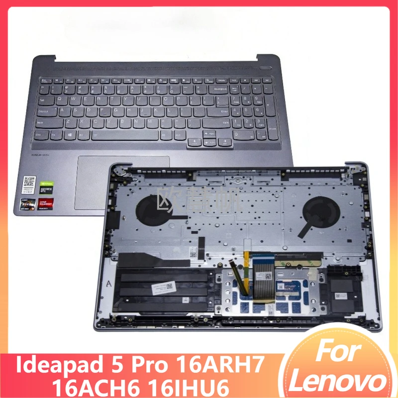 M New Original for Lenovo Ideapad 5 Pro 16ARH7 16ACH6 16IHU6 Laptop Palmrest Upper Cover with Backlit Keyboard RU US
M New Original for Lenovo Ideapad 5 Pro 16ARH7 16ACH6 16IHU6 Laptop Palmrest Upper Cover with Backlit Keyboard RU US