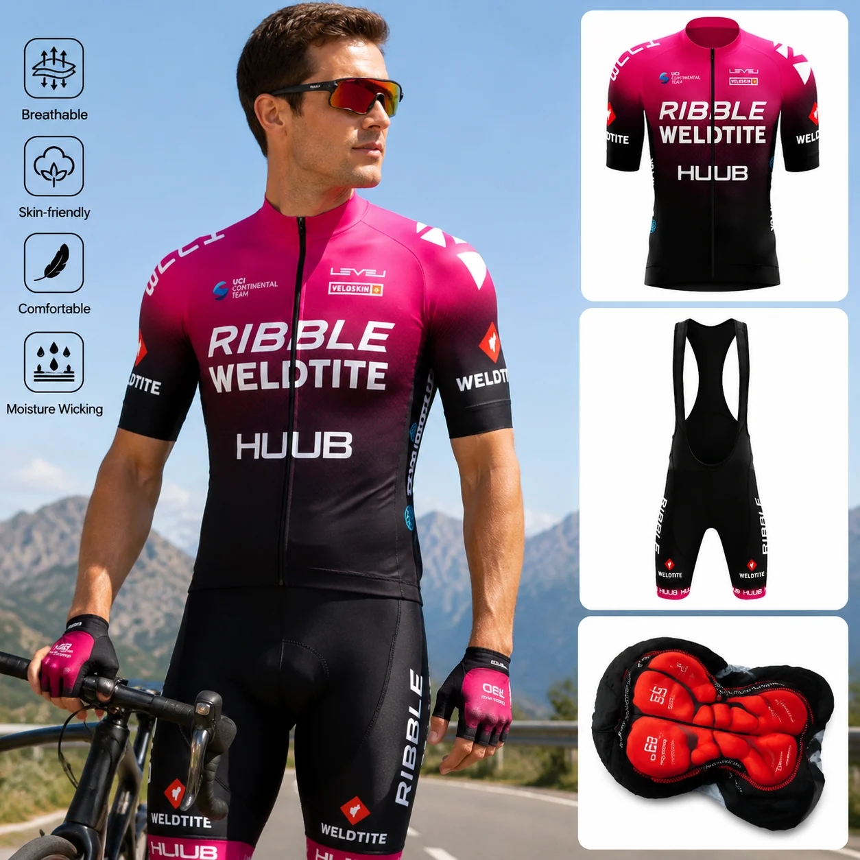 Cycling Clothes Jersey Men Set Mtb Road Bike Uniform Shorts Man Mountain Complete 2026 Bib Men's Suit Cycle Spring Summer
Cycling Clothes Jersey Men Set Mtb Road Bike Uniform Shorts Man Mountain Complete 2026 Bib Men's Suit Cycle Spring Summer