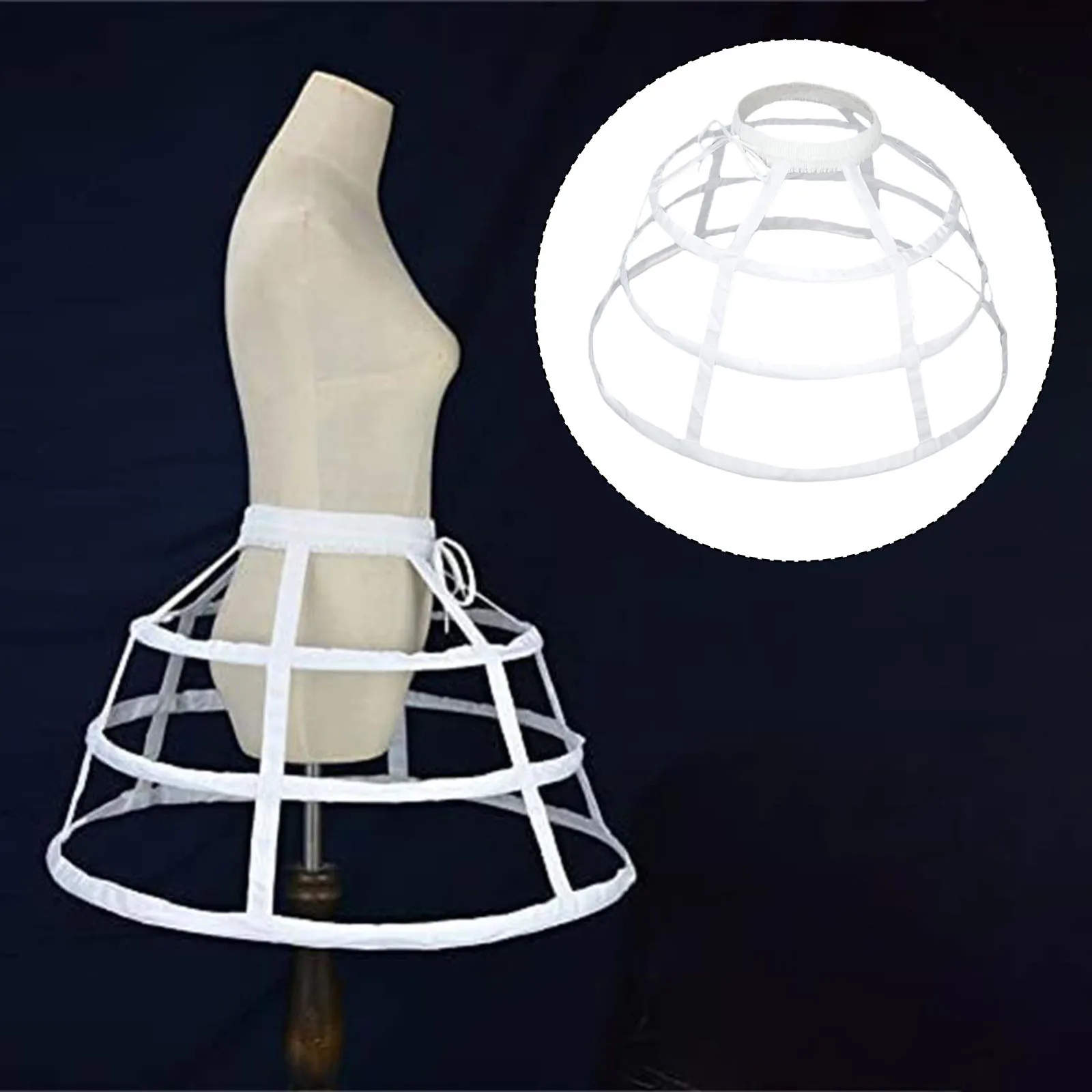 Cage Hoop Skirt Petticoat Crinoline for Bridal Dress Party Stage Performance,Women Half Slip Underskirt for Wedding Bridal
Cage Hoop Skirt Petticoat Crinoline for Bridal Dress Party Stage Performance,Women Half Slip Underskirt for Wedding Bridal