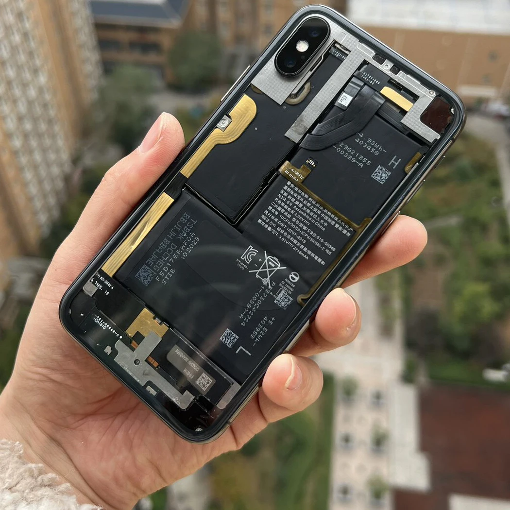 Explorer Edition Clear Back Mod for iPhone X XS XR 8 Plus- OEM Fit Transparent Rear Housing Assembly with Toolkits
Explorer Edition Clear Back Mod for iPhone X XS XR 8 Plus- OEM Fit Transparent Rear Housing Assembly with Toolkits