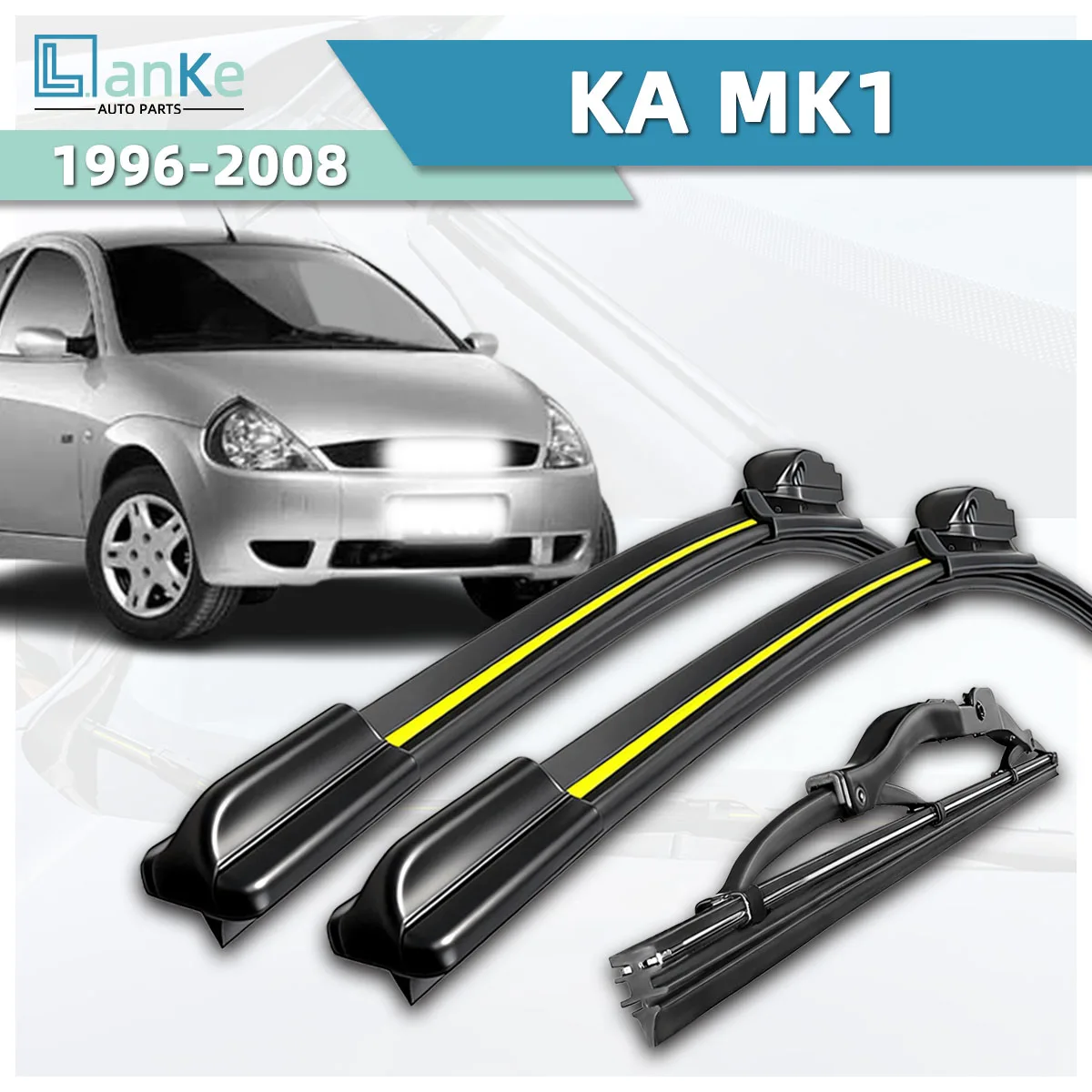Suitable For Ford KA MK1 (1996-2008) Car Wiper All-Weather High-Definition Stable Durable Front Windshield Bidirectional Wiper
Suitable For Ford KA MK1 (1996-2008) Car Wiper All-Weather High-Definition Stable Durable Front Windshield Bidirectional Wiper